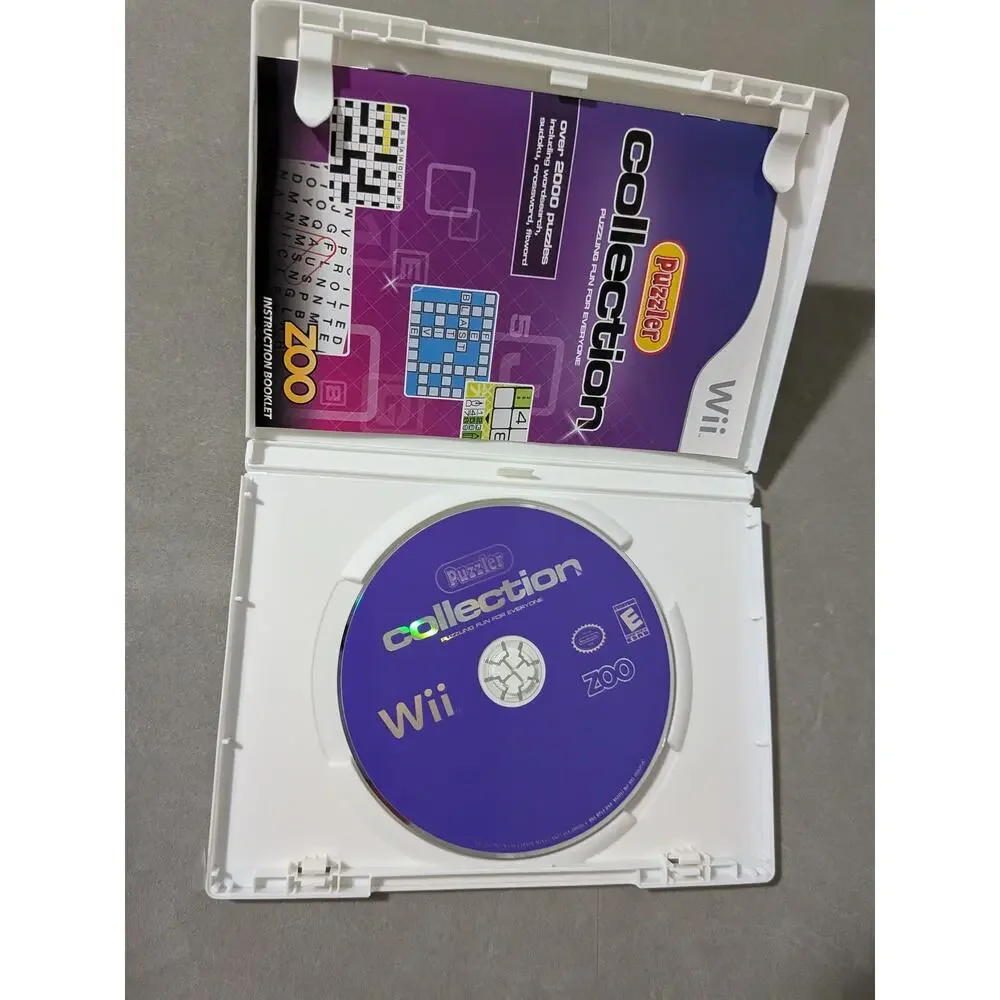 Nintendo Wii Puzzler Collection Game - Crosswords, Sudoku, Word Search
